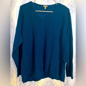 Teal Talbots Sweater